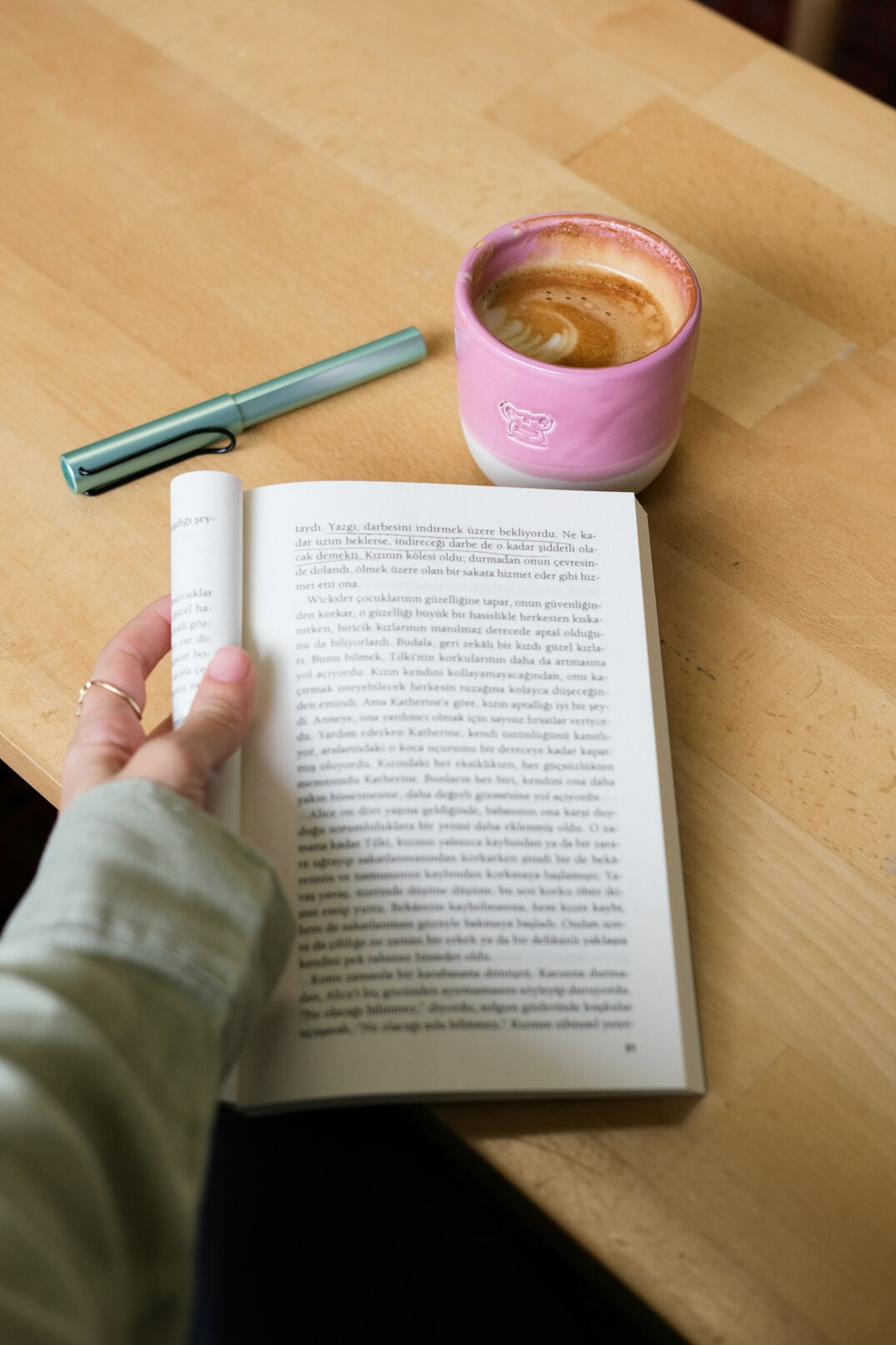 person journaling in morning